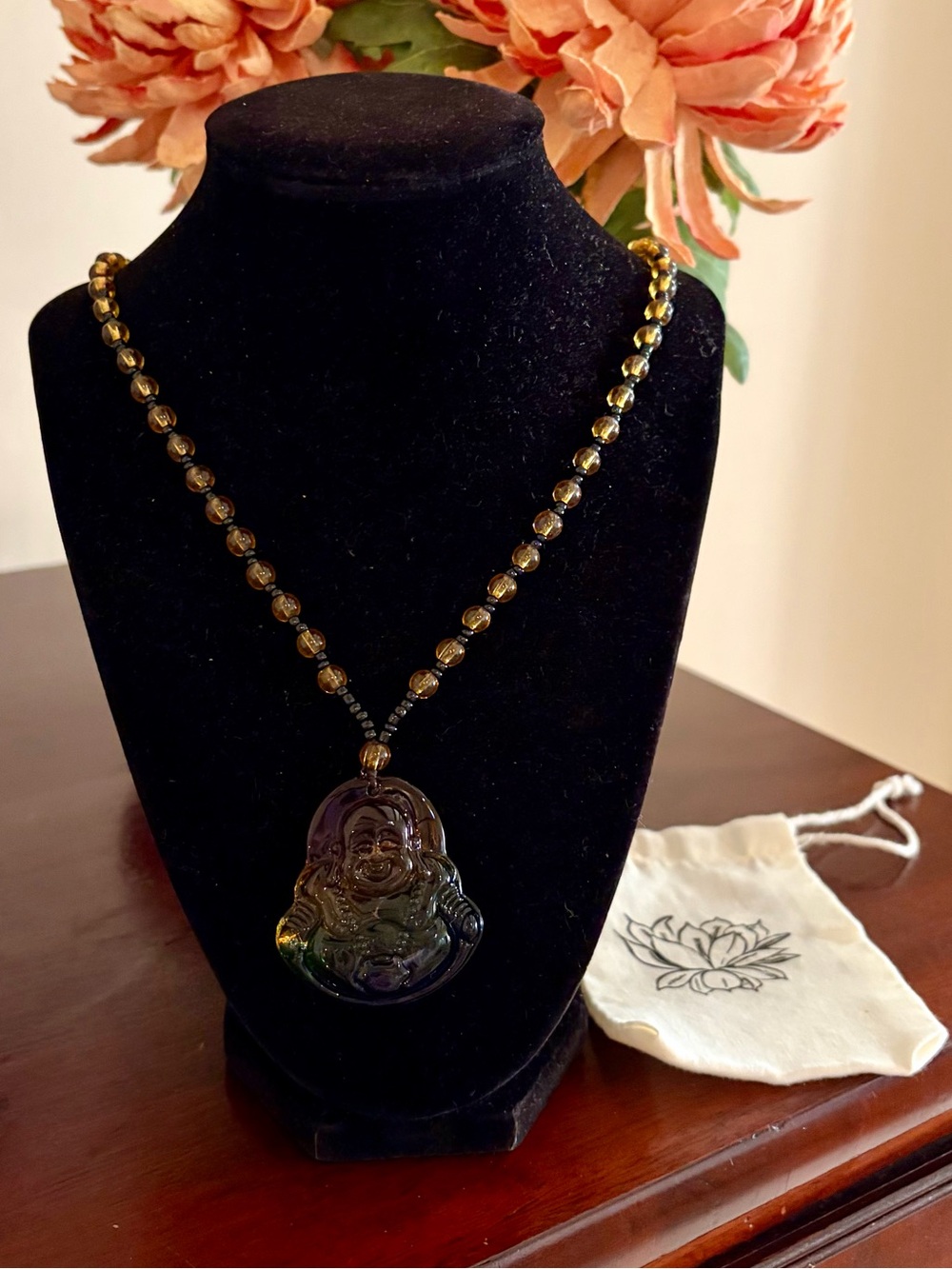 New Buddah necklace unisex 24”